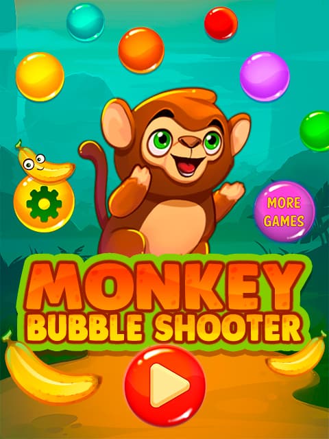 Monkey Bubble Shooter ⇒ Spil Det 100% Gratis Her!